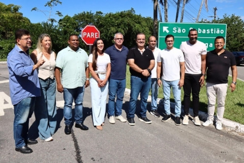 Prefeitos anunciam conexão das linhas de ônibus São Sebastião-Bertioga